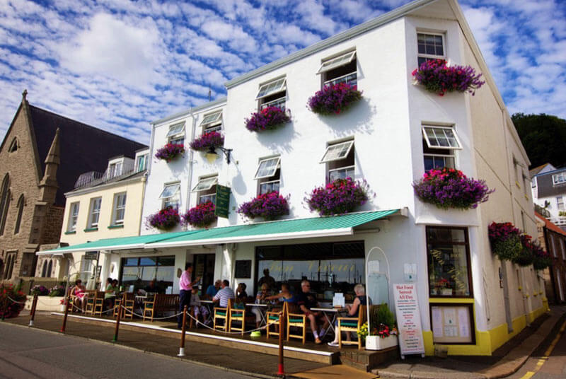 Guest house exterior in Jersey, Channel Islands