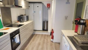 Student residence kitchen