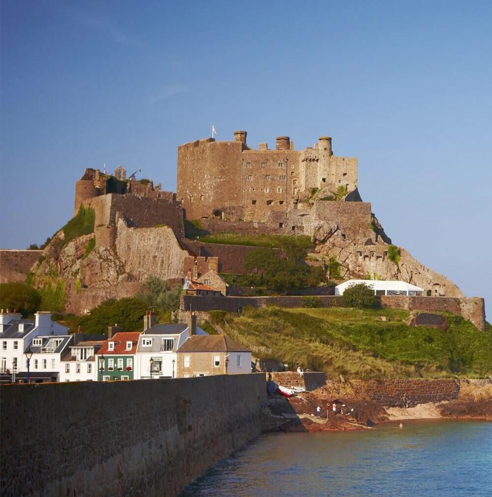 Mont Orgueil castle in Jersey