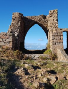 Grosnez castle in Jersey