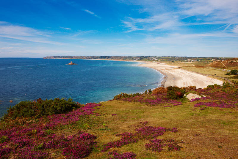 St Ouen's bay in Jersey