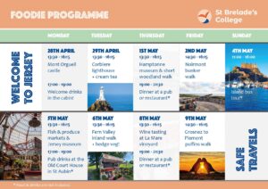50+ course social programme - Foodie