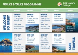 50+ course social programme - Walks & talks